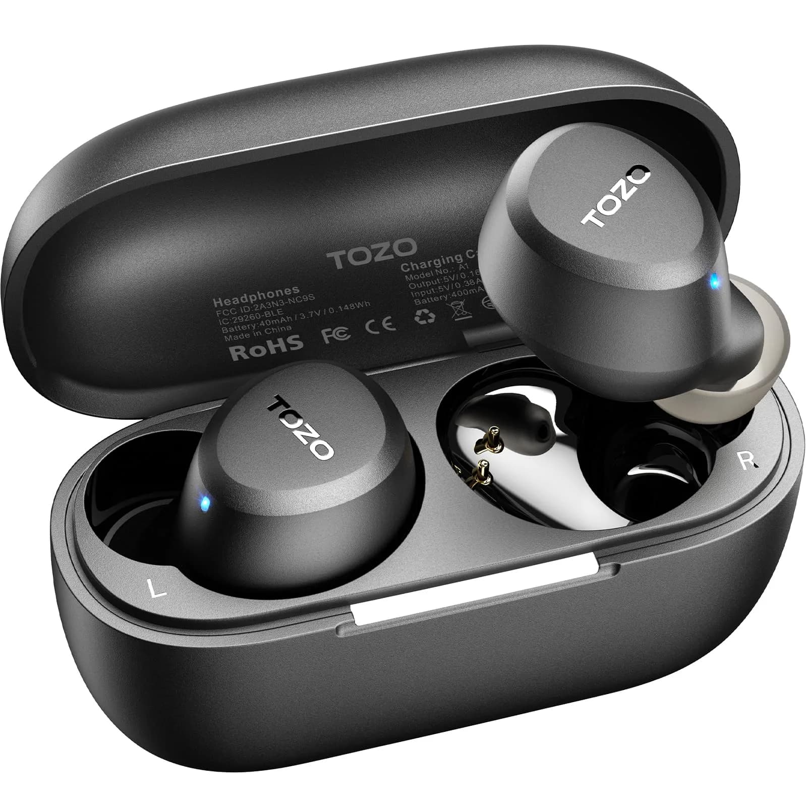 TOZO A1 Wireless Earbuds Bluetooth 5.3 Light Weight in Ear Headphones | Small Ears Comfort & Long Battery - main product image