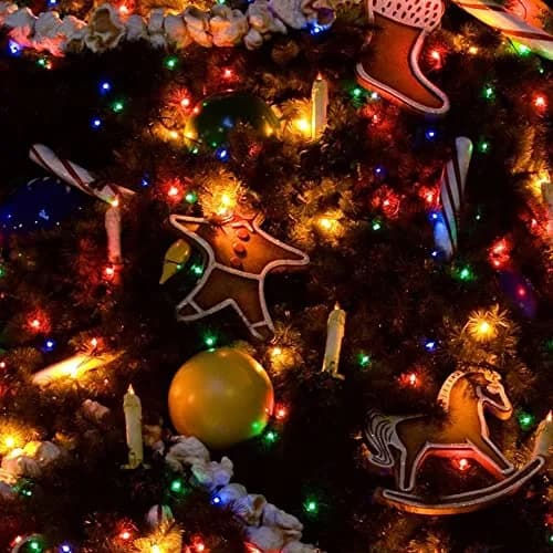 Dazzle Bright 2 Pack Solar String Lights Outdoor 24.38 m (80 ft) | 8 Modes, Multi-Colored Fairy Lights for Patio, Party, Yard thumbnail 2