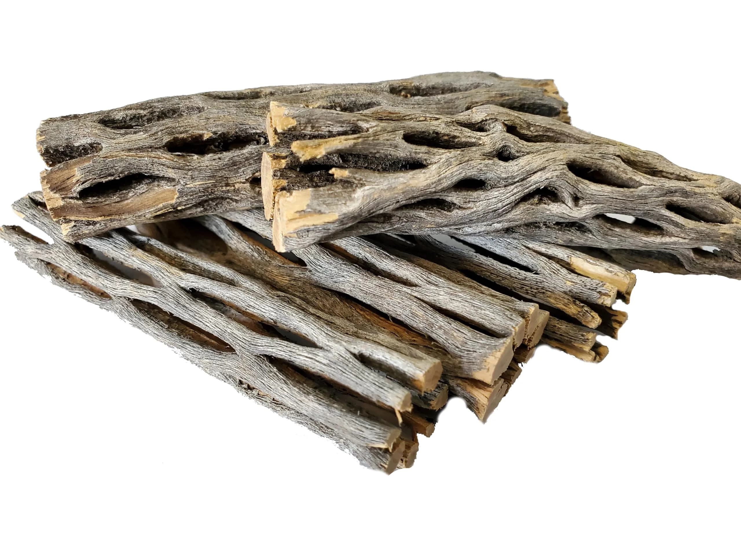 SoShrimp Natural Cholla Wood Aquarium Decoration 4 Inch (5 Pack) | Safe for Shrimp, Hermit Crabs, and Fish