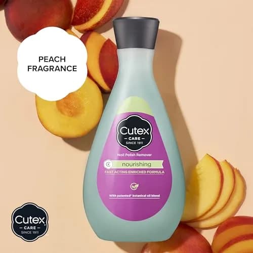Cutex Nourishing Nail Polish Remover 300ml (10.1 Fl Oz) | Vitamin E & Flaxseed Oil Formula thumbnail 5