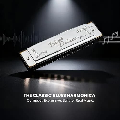 Fender Blues Deluxe Harmonica Key of C | Diatonic 10-Hole Classic Sound thumbnail 7