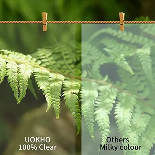 UOKHO Inkjet Transparency Film 8.5x11 inch | Clear PET Sheets for Crafts & Printing thumbnail 6