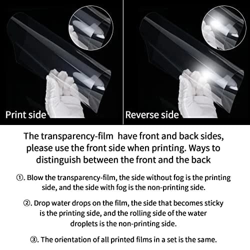 UOKHO Inkjet Transparency Film 8.5x11 inch | Clear PET Sheets for Crafts & Printing thumbnail 7