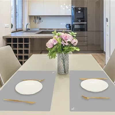 Folksy Super Kitchen Thick Silicone Counter Mat 20×28 inches | Heat Resistant, Reusable, Large Set of 2 thumbnail 7