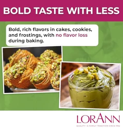 LorAnn Oils Pistachio Emulsion & Flavoring For Baking | Bakery-Grade, Gluten-Free, USA Made, 4 Fl Oz thumbnail 5