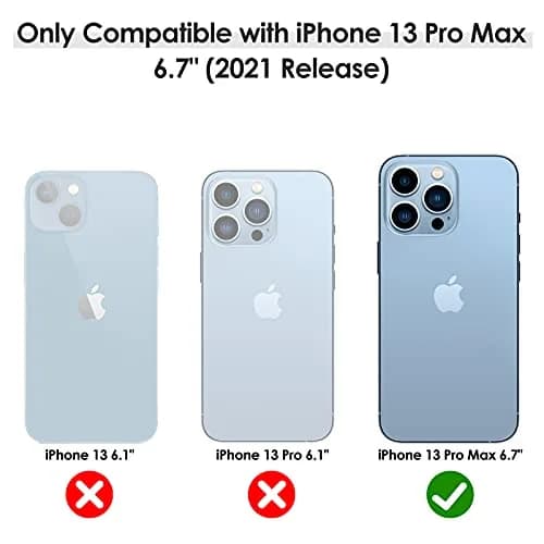 LOHASIC Leather Case for iPhone 13 Pro Max 6.7" | Slim Vintage Leather Cover for Men & Women thumbnail 2