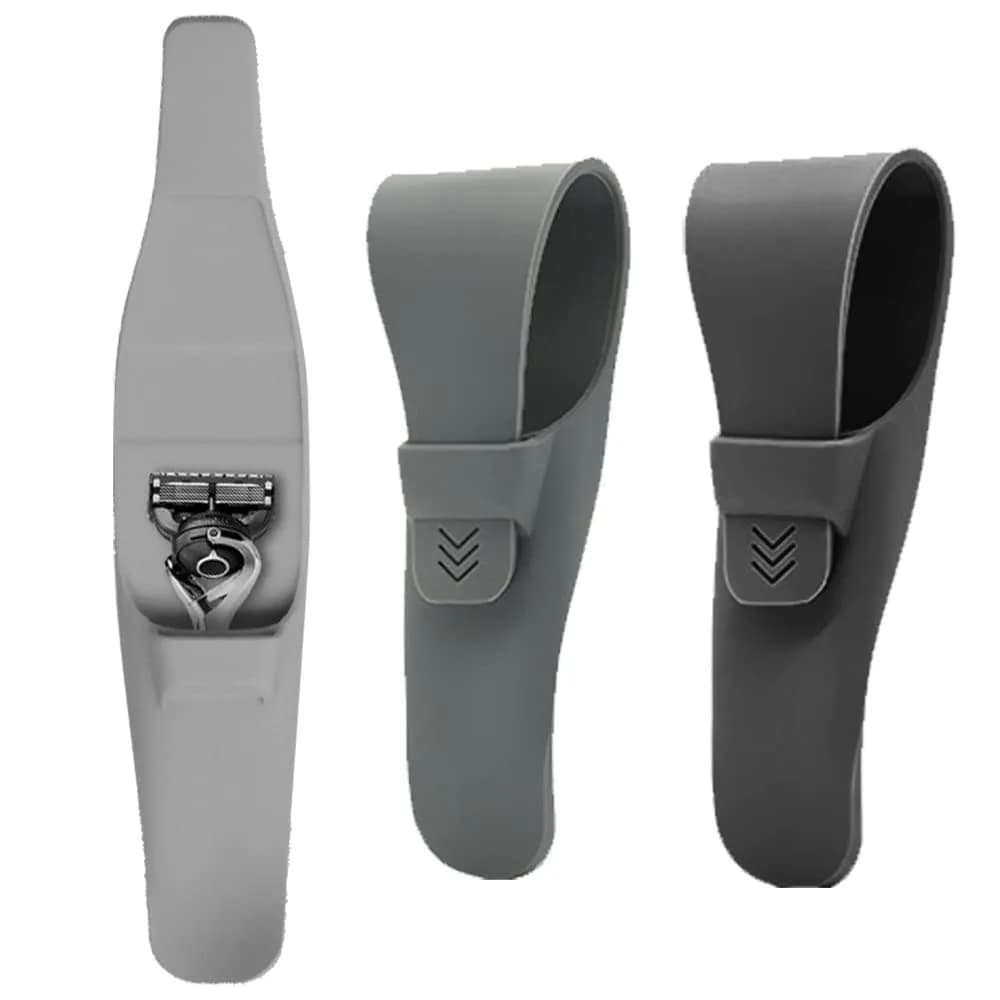 JCSMARTEC Silicone Razor Case 2-Pack | Portable Waterproof Travel Protector - main product image