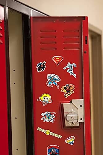 GRAPHICS & MORE Superman 50 Sticker Pack Waterproof Vinyl Decals | DC Comics Hero thumbnail 6