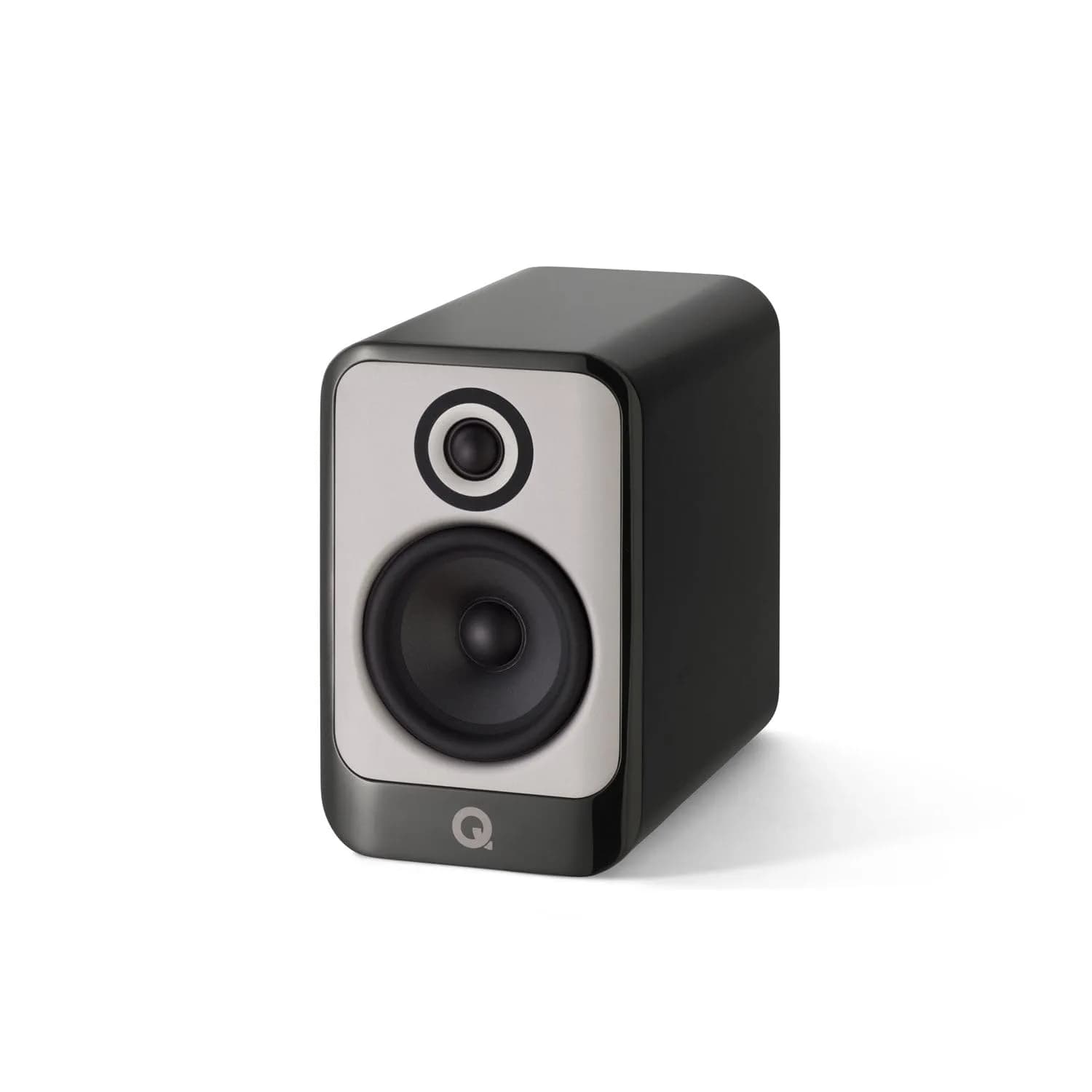 Q Acoustics Concept 30 Passive Bookshelf Speakers Pair Gloss Silver - 5" — Gloss Black