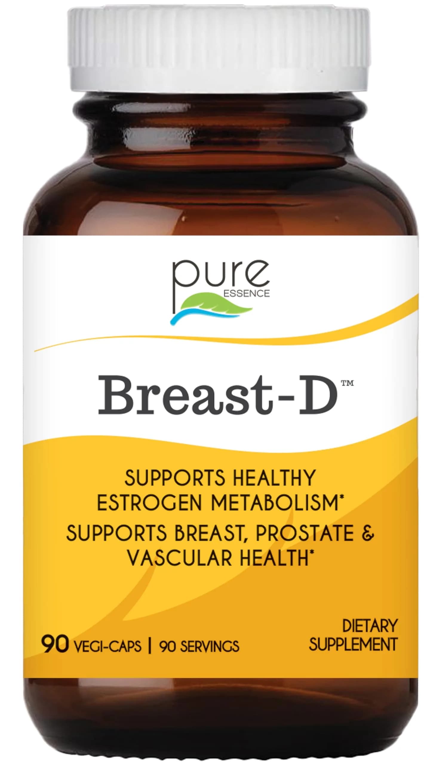 PURE ESSENCE LABS Breast D Capsule 90 | Estrogen Balance & Menopause Support - main product image