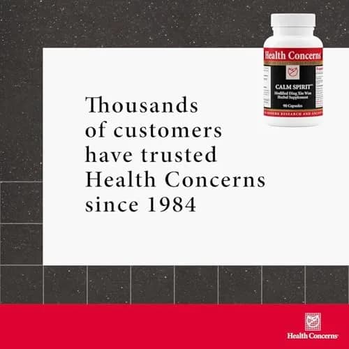 Health Concerns Calm Spirit Stress Relief Supplement with Chinese Herbs - 270 Capsules | Supports Relaxed Mood & Emotional Wellness thumbnail 5
