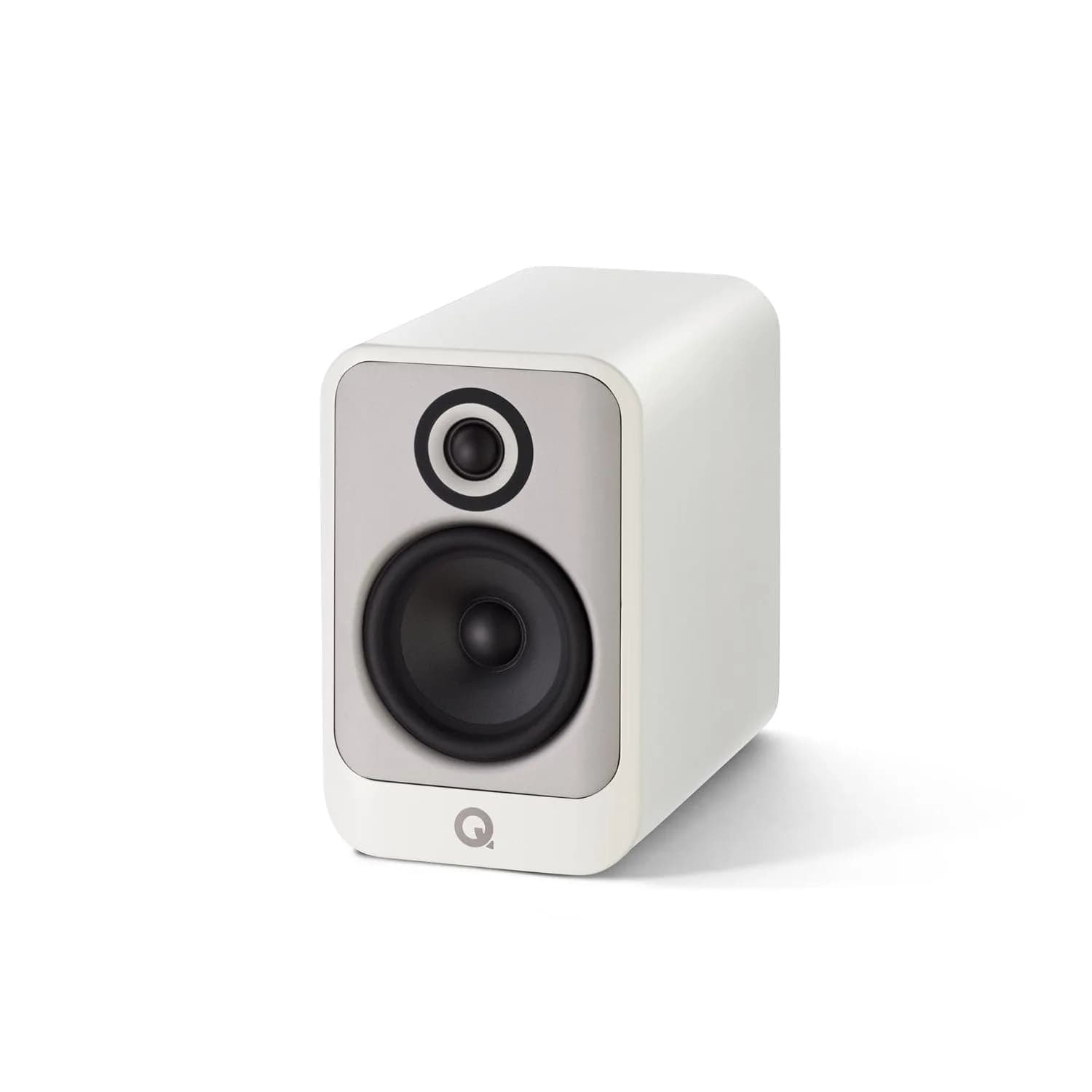 Q Acoustics Concept 30 Passive Bookshelf Speakers Pair Gloss Silver - 5" — Gloss White