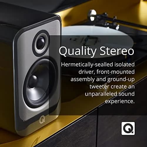 Q Acoustics Concept 30 Passive Bookshelf Speakers Pair Gloss Silver - 5" thumbnail 6
