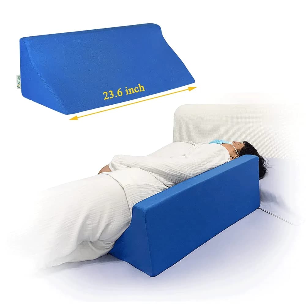 Mistuki Wedge Pillow for Bed Sores & Post Surgery Support | 23.62 Inch Foam Incline Bed Wedge for Elderly & Pregnancy - main product image