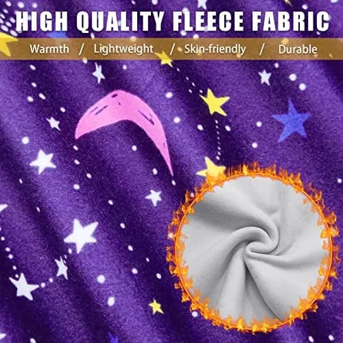 Ineetatu Kids Winter Balaclava Windproof Hats (2 Pack) - Universe + Snowman, Ages 4-16 | Warm Fleece Ski Mask with Adjustable Face Cover thumbnail 4