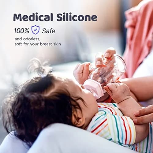 Rolevin Electric Nipple Corrector for Flat or Inverted Nipples | 4 Modes, 9 Suction Levels, Pacifier-Grade Silicone thumbnail 6