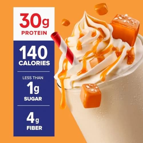 Pure Protein Salted Caramel Shake, Ready to Drink and Keto-Friendly, 12 Ct | 30g Protein, Less Than 1g Sugar, Immune Support thumbnail 2