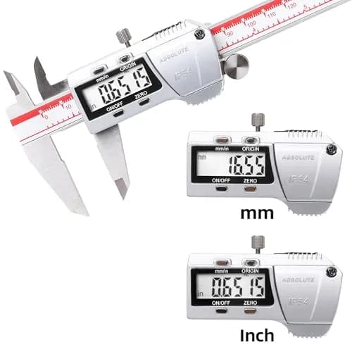 VINCA Absolute Origin IP54 Digital Caliper 150mm (6 Inch) | Precision Measurement with Glass Scale thumbnail 2