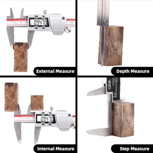 VINCA Absolute Origin IP54 Digital Caliper 150mm (6 Inch) | Precision Measurement with Glass Scale thumbnail 3