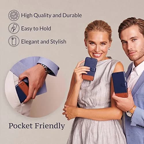 LUPA Legacy Wallet Case for iPhone 13 Mini | Slim Durable Faux Leather Folio Cover thumbnail 7