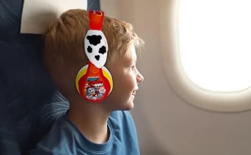 eKids Paw Patrol Marshall Bluetooth Headphones for Kids | Kid-Friendly Stereo Sound thumbnail 5