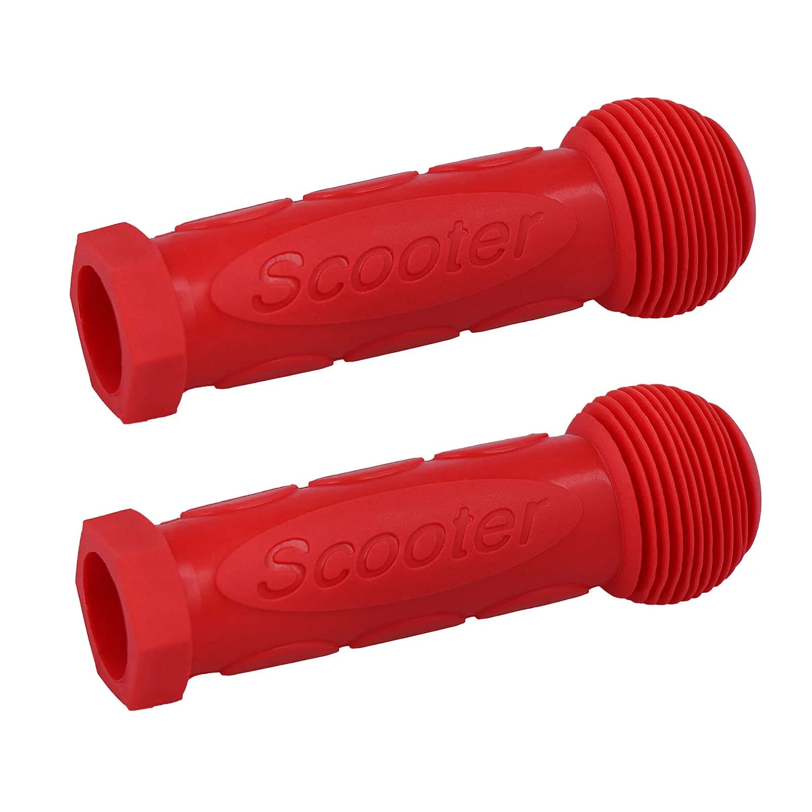 Gladeer Kids Scooter Handle Grips Replacement Handlebars 21mm-24mm Inner Diameter | 2-Pack Red