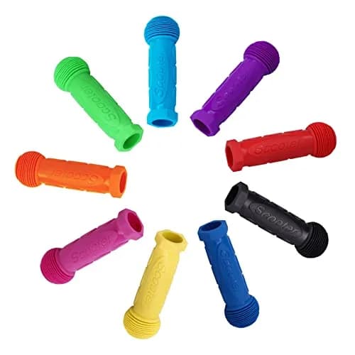 Gladeer Kids Scooter Handle Grips Replacement Handlebars 21mm-24mm Inner Diameter | 2-Pack Red thumbnail 3