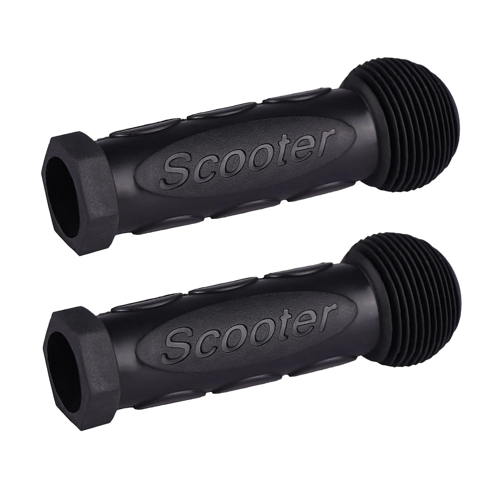 Gladeer Black Scooter Handle Grips Replacement Handlebars for 21-24mm Diameter Bars | 2-Pack - main product image