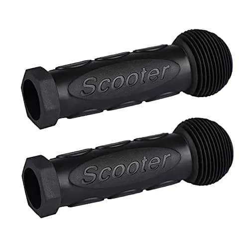 Gladeer Kids Scooter Handle Grips Replacement Handlebars for 21-24mm Bars, 2-Pack (Black) thumbnail 1