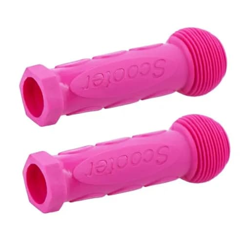 Gladeer Kids Scooter Handle Grips Replacement Handlebars for 2/3/4 Wheels Child Kick Scooters Bike Rocking Car, 2-Pack (Pink) thumbnail 1