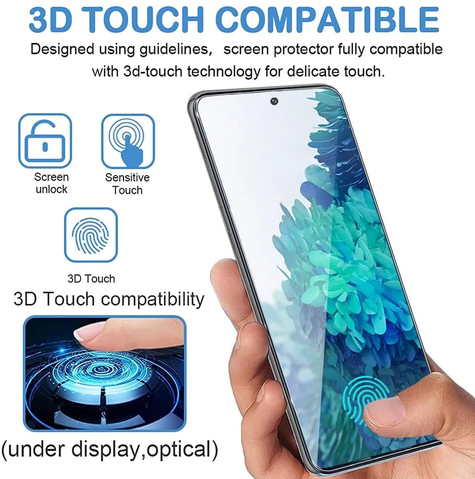 Arshek Tempered Glass Screen Protector and Camera Protector for Samsung Galaxy S20 FE 5G/4G | 6 Pack thumbnail 4