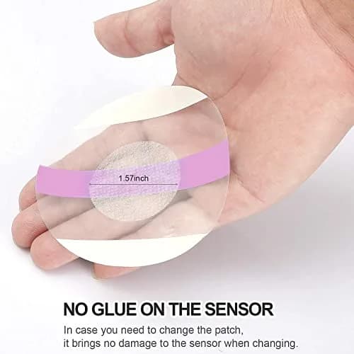 HONYOU Libre Sensor Covers 60 Pack Pink | Waterproof & Breathable Adhesive Patches for Libre 2/3 Sensors thumbnail 4