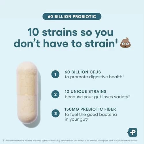 Physician's CHOICE Probiotics 60 Billion CFU 60 Count | Supports Digestive & Gut Health thumbnail 4
