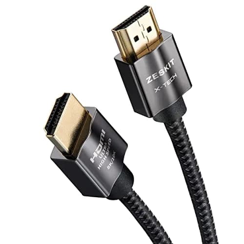 Zeskit X-Tech Ultra High Speed HDMI Cable 1.5m (5ft) Black | 48Gbps 8K60 4K120 Certified thumbnail 5