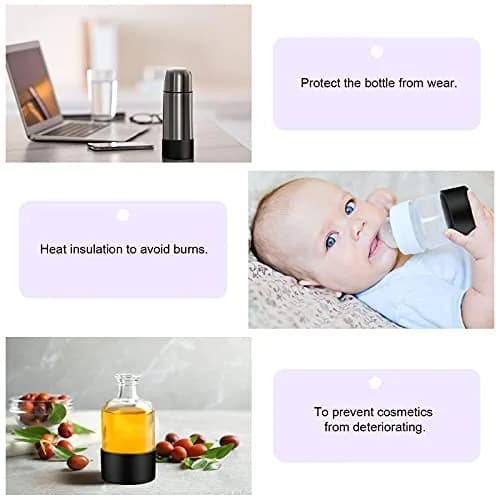 Honeydak Silicone Sleeve for Glass Spray Bottle Boot, Black | Elastic, Non-slip, Protects & Warms Hands thumbnail 5