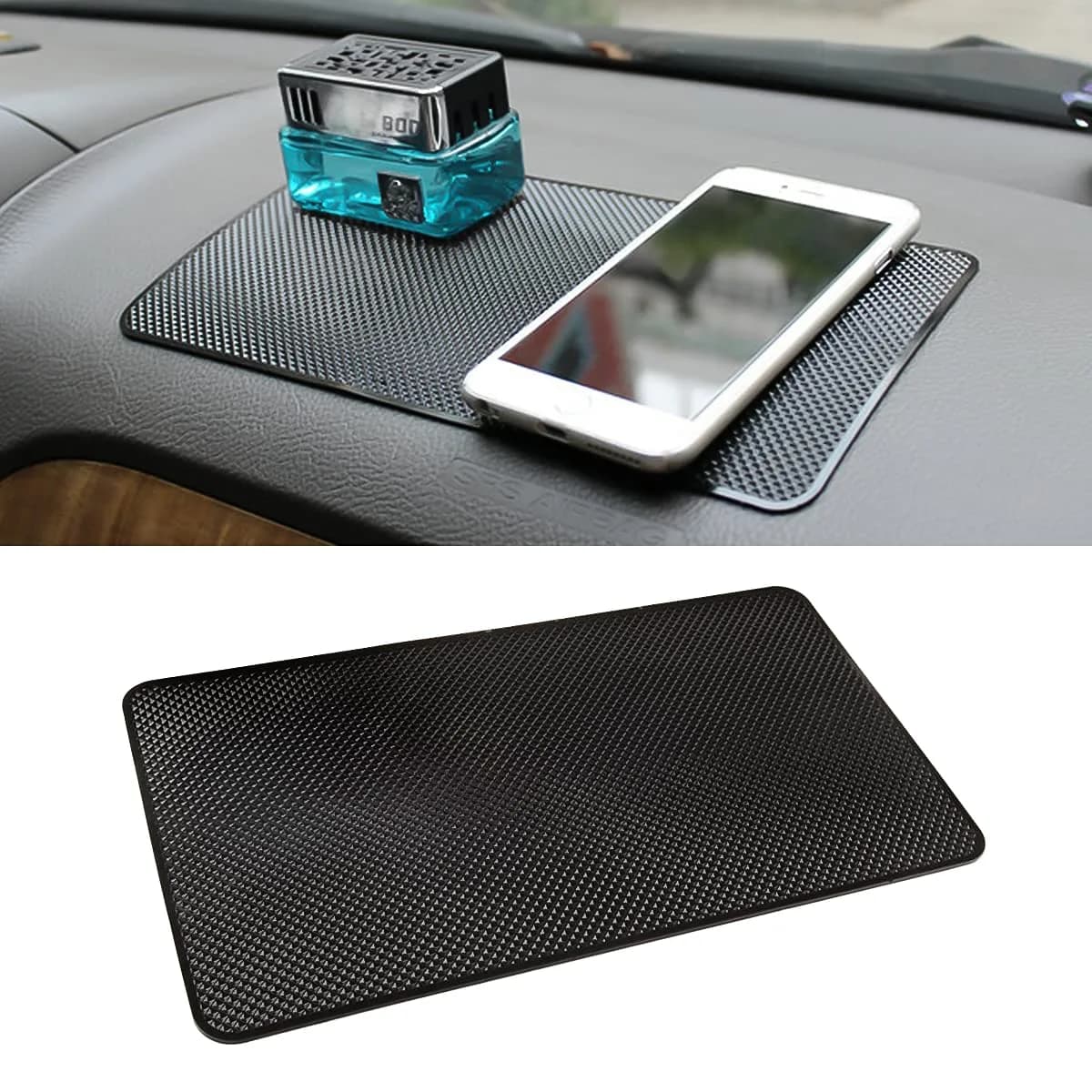 BLAU GRUN Universal Car Dashboard Anti-Slip Mat 27cm (10.6 Inch) | Holds Phones, Keys & Electronics Securely - main product image