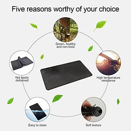 BLAU GRUN Universal Car Dashboard Anti-Slip Mat 27cm (10.6 Inch) | Holds Phones, Keys & Electronics Securely thumbnail 4