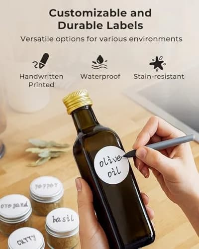 MUNBYN 2 Inch Circle Thermal Labels 750 Sheets/Roll | Direct Thermal Printing Labels thumbnail 6