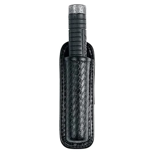 TAFTACFR Molded Expandable Baton Holder Holds 16" or 21" Baton | Basketweave Artificial Leather thumbnail 6