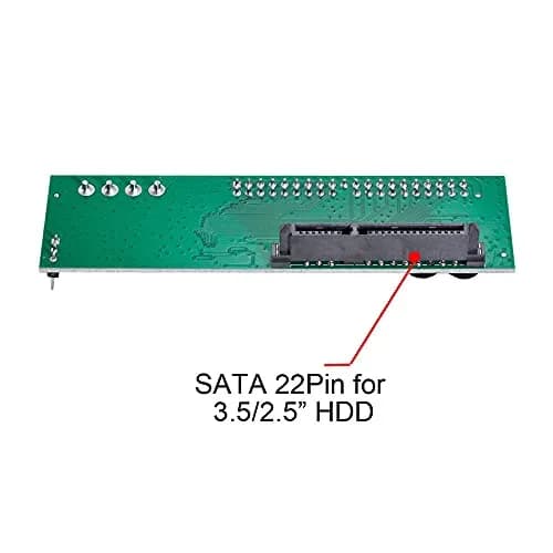NFHK SATA Disk to IDE/PATA 40Pin Motherboard Converter Adapter PCBA for Desktop & 2.5 3.5" Hard Disk Drive | Supports IDE 66/100/133MB/s thumbnail 9