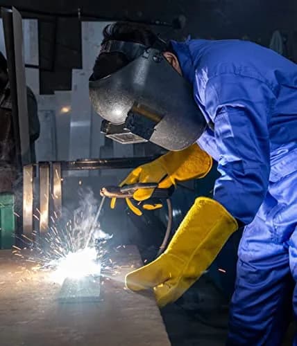 SpecxArmor SPX-2008L Welding Glove Large | Heat & Flame Resistant 932°F, Kevlar Stitching thumbnail 7