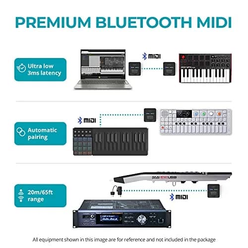 CME WIDI Uhost Premium Bluetooth MIDI Interface & USB Host | Wireless MIDI Adapter for Studio & Stage thumbnail 3