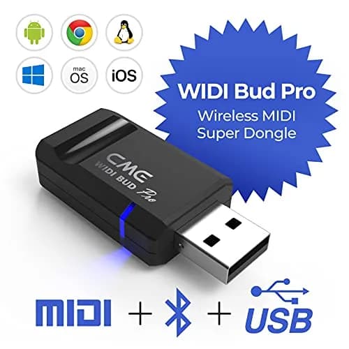 CME WIDI Bud Pro Bluetooth MIDI Interface | Ultra-Low Latency 3ms Wireless USB Dongle for Mac/Windows/iOS/Android thumbnail 2