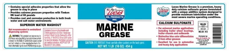 Lucas Oil Marine Grease 454 g (16 oz) | Extreme Pressure Lubricant for Marine Applications thumbnail 3