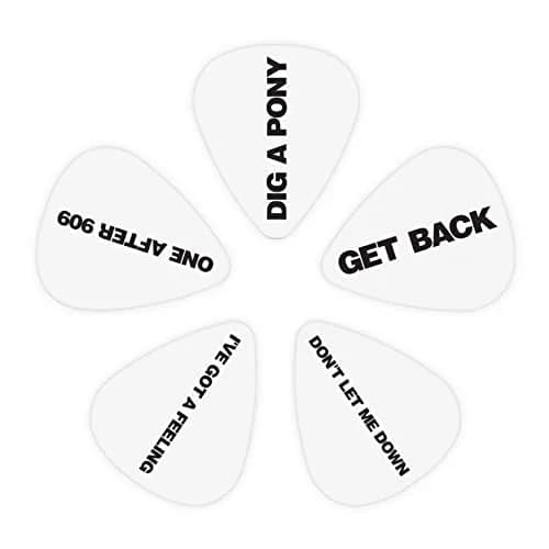 D'Addario Beatles Guitar Picks Get Back Heavy Tin | 10-Pack Celluloid for Rhythm & Lead thumbnail 2