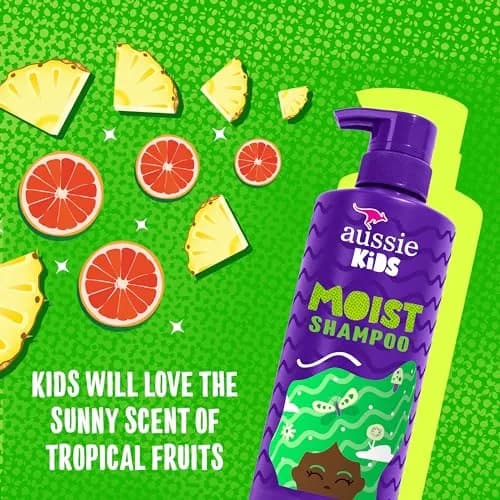Aussie Kids Hair Care Bundle Set Including: Shampoo (16 Fl Oz), Conditioner (16 Fl Oz) & Detangler Spray (8 Fl Oz) | Paraben-Free, Sulfate-Free, Cruelty-Free thumbnail 6