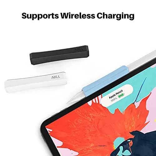 NIUTRENDZ Silicone Grip for Apple Pencil 2nd Gen & USB-C, 3 Pack Ergonomic Case Cover Sleeve | Comfortable Grip for Writing & Drawing thumbnail 3