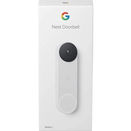 Google Nest Doorbell (Battery) - Snow | Wireless Video Doorbell with Night Vision thumbnail 6