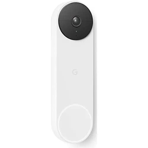 Google Nest Doorbell (Battery) - Snow | Wireless Video Doorbell with Night Vision thumbnail 3