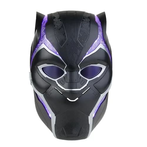 Marvel Legends Black Panther Electronic Roleplay Helmet | Movie-Accurate, Adjustable Fit, Vibranium FX thumbnail 1